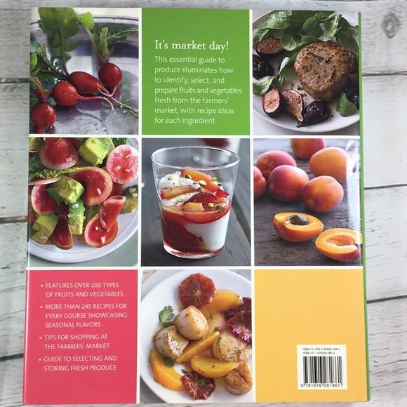 Williams-Sonoma Cooking from the Farmers' Market Cookbook Hard Cover Dust Jacket - Picture 2 of 9